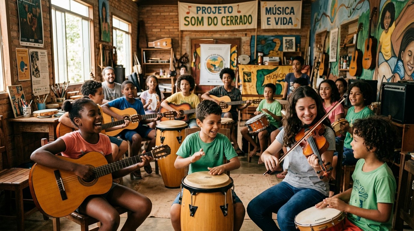 Alunos da Escola de Música Oliveira